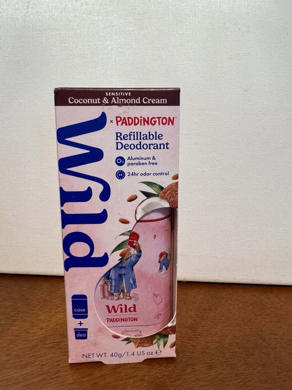 Wild x Paddington Refillable Deodorant Starter Pack - Coconut & Almond Cream Sen